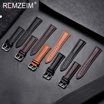 Luxurious Calfskin Leather Watch Strap