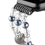 Beaded Pearl Link bracelet band strap For Apple watch