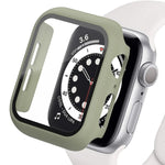 Glass + Matte Watch Cover Protective Case for Apple Watch