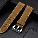 Vintage Matte Genuine Leather Watch Strap