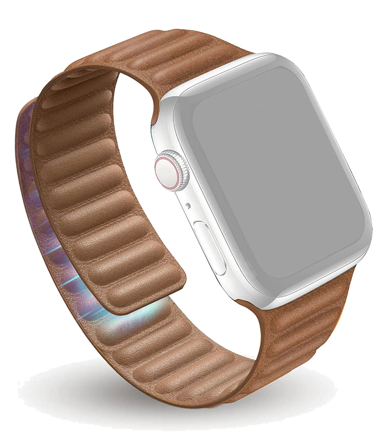 Silicone Ribbed Link band For Apple Watch