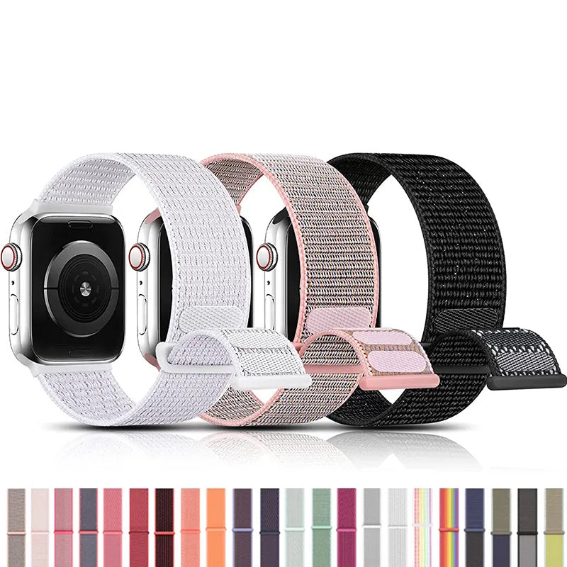Nylon Strap For Apple Watch Band