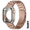 Rose Gold Strap + Silver Case / 41mm