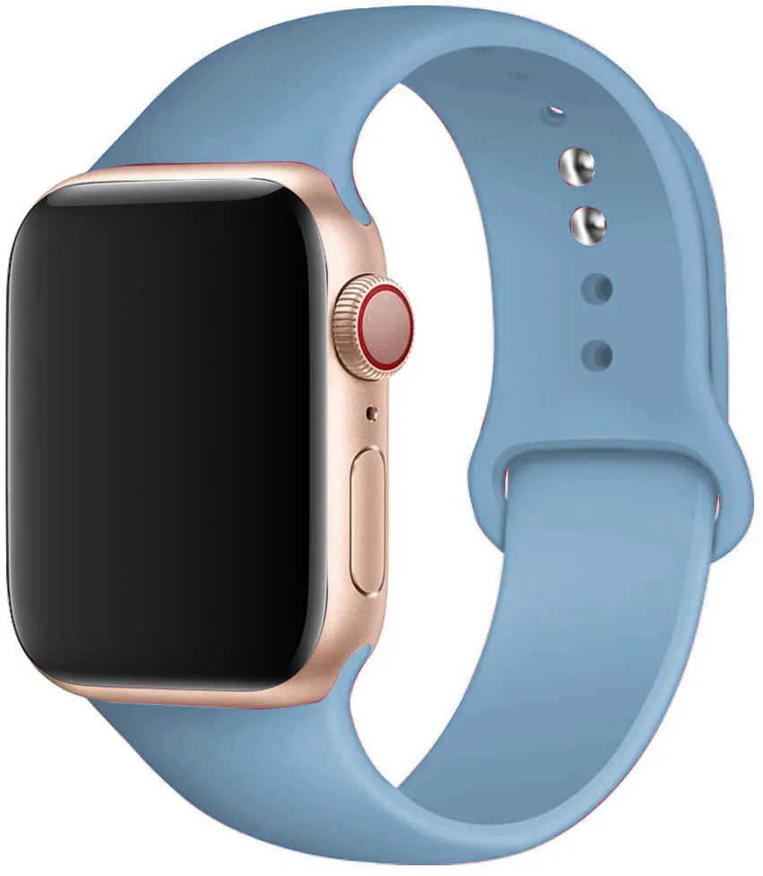 Replacement Silicone Rubber band strap For Apple Watch