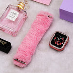 Stylish Plush Srunchie Loop band Strap For Apple Watch