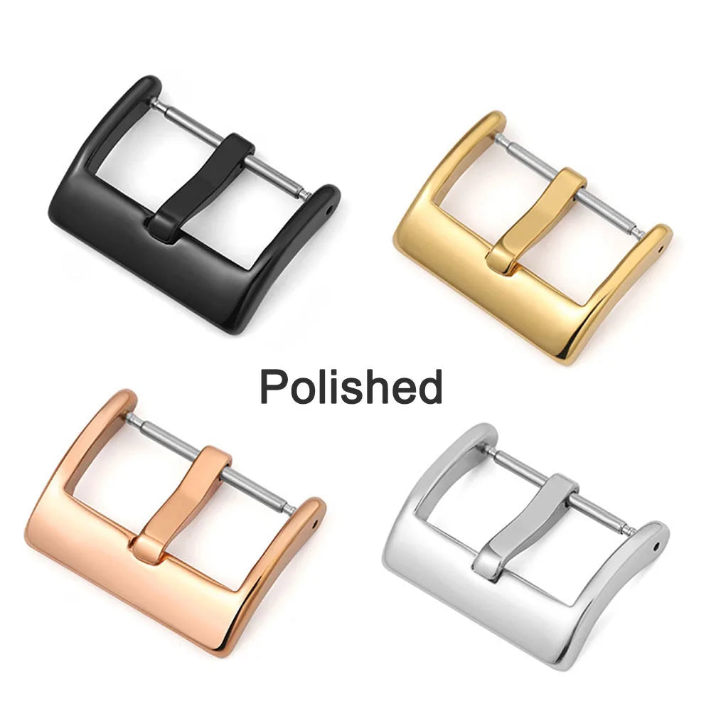 Metal Watch Band Buckle with Square Pin Button