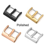 Metal Watch Band Buckle with Square Pin Button