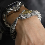Rattle Snake Retro Style metal Bracelet
