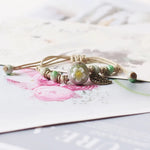 Handmade Boho Gypsy Hippie Leather Bracelet