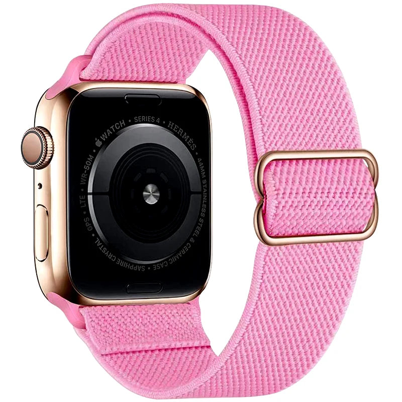 Adjustable Elastic Nylon SmartWatch Band For iWatch