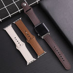 Business Real Leather Strap For Apple Watch Band