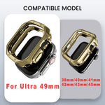 Elegant Stainless Steel Band with TPU Case for Apple Watch
