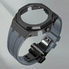 Black (with Grey Rubber Strap) / For GA2100 2110