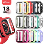 Glass + Matte Watch Cover Protective Case for Apple Watch