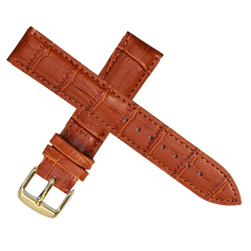 Universal Replacement Leather Watch Strap