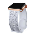 Engraved Silicone Strap for Apple Watch – Leopard Patterns