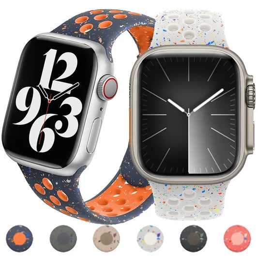 Stylish Silicone Watch Strap For Apple