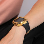 Luxury Modification Kit with Stainless Steel Strap and Case for Apple Watch