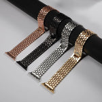 Women Stainless Steel Strap For Apple Watch Ultra 49mm 38mm 42 40 44mm Metal Band For iWatch 6 5 4 se 8 7 41 45 Luxury Bracelet