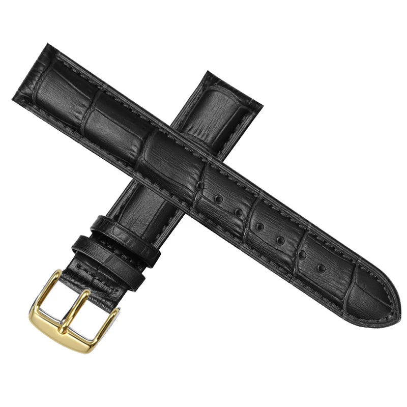 Universal Replacement Leather Watch Strap