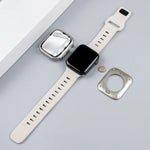 Silicone Sport Bracelet with Full Case for Apple Watch