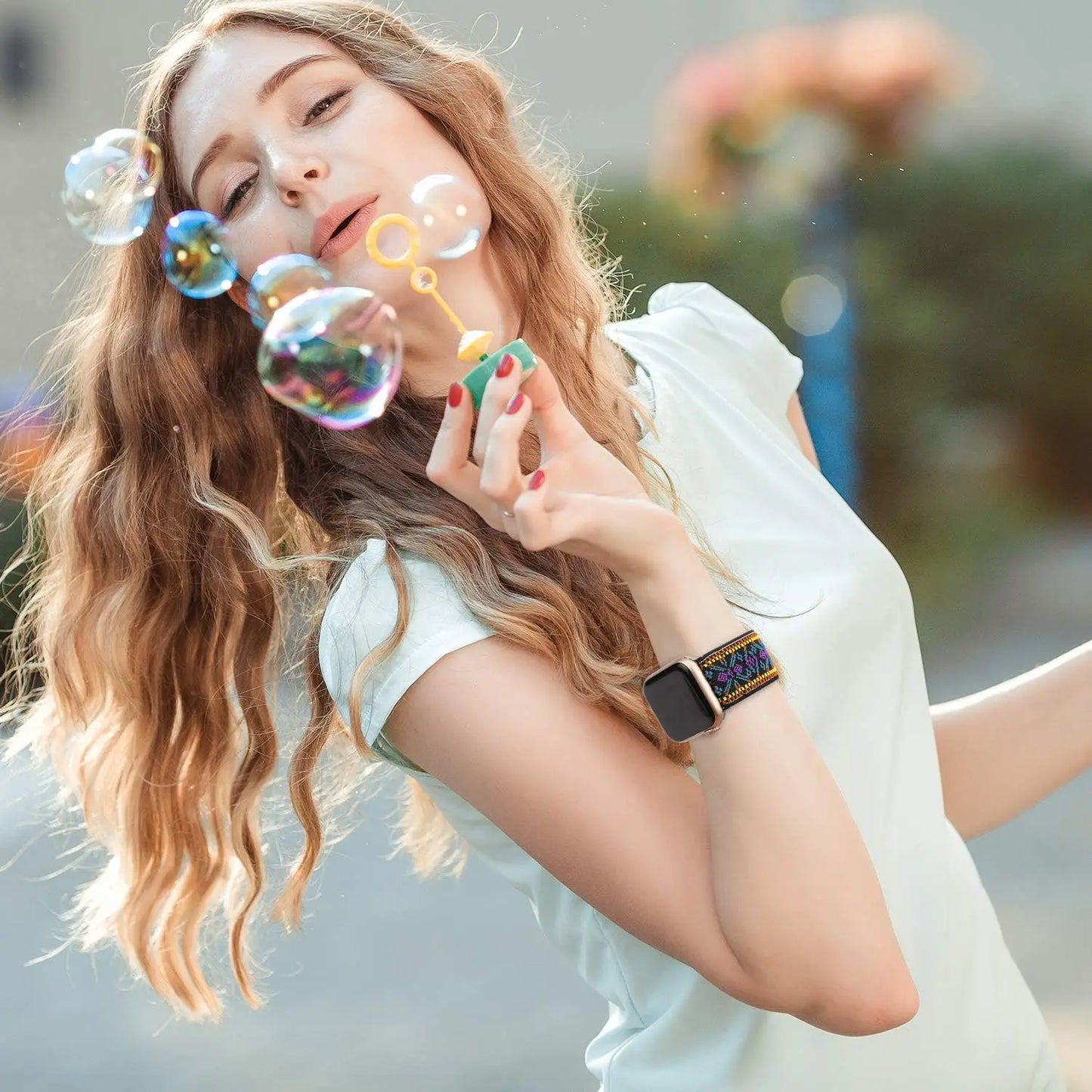 Nylon Elastic Strap for Apple Watch