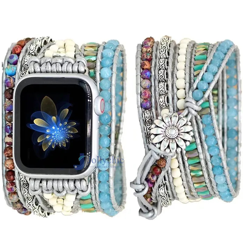 Handmade Braided Bohemia Jewellery band for Apple Watch