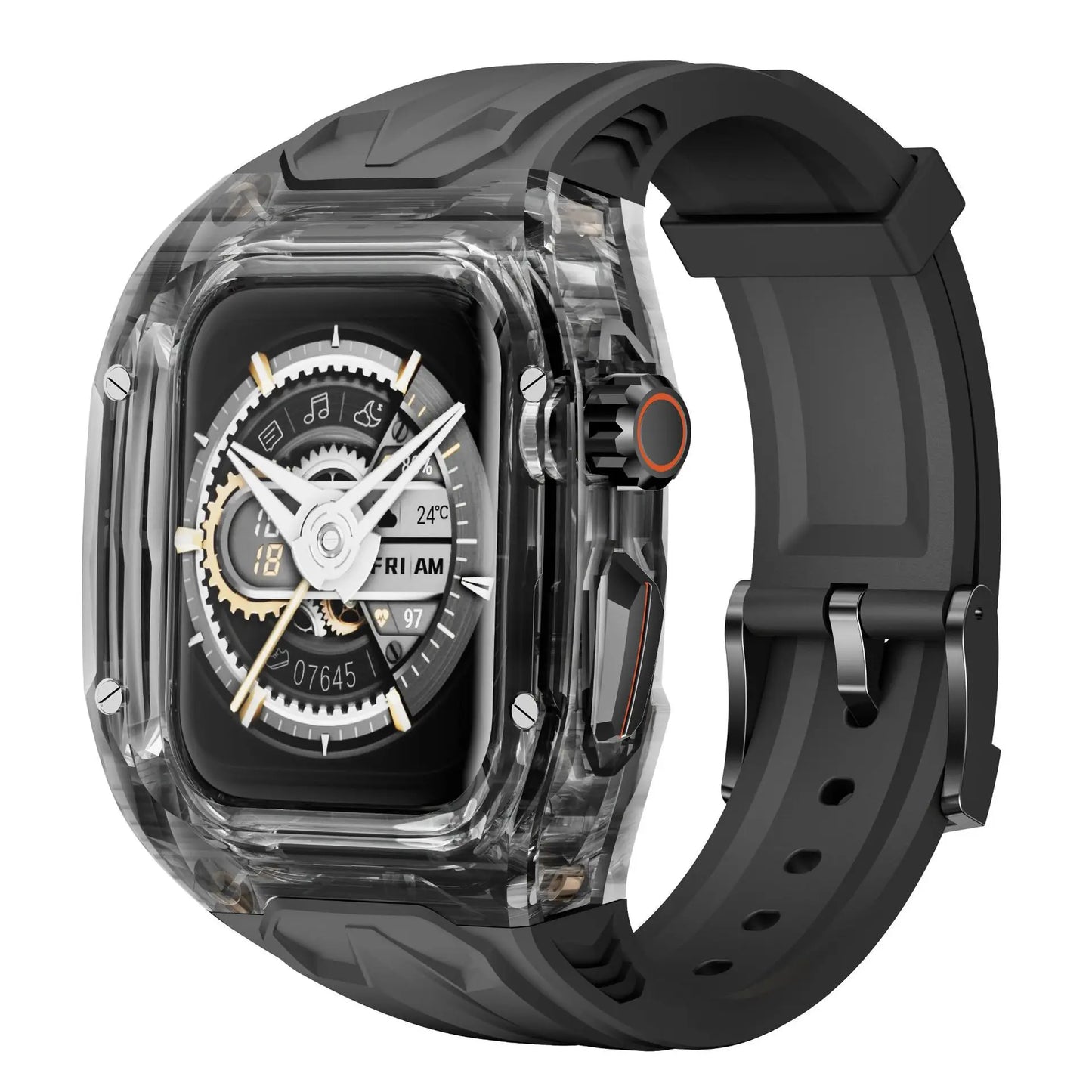 Transparent Modification Kit for Apple Watch Ultra Series 9, 8, 7 (49mm, 44mm, 45mm)