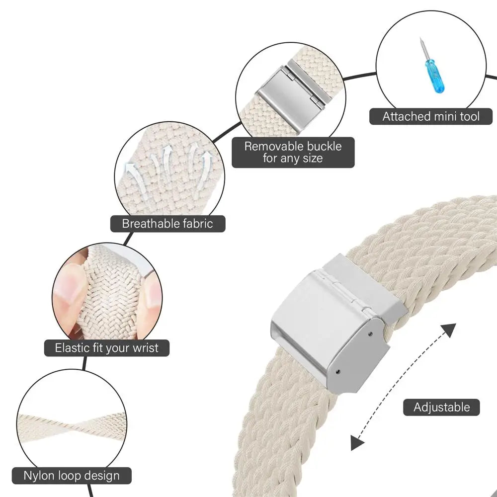 Colourful Braided Solo Loop For Apple watch