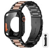 Black Rose Gold Strap + Black Case / 41mm