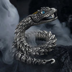 Rattle Snake Retro Style metal Bracelet