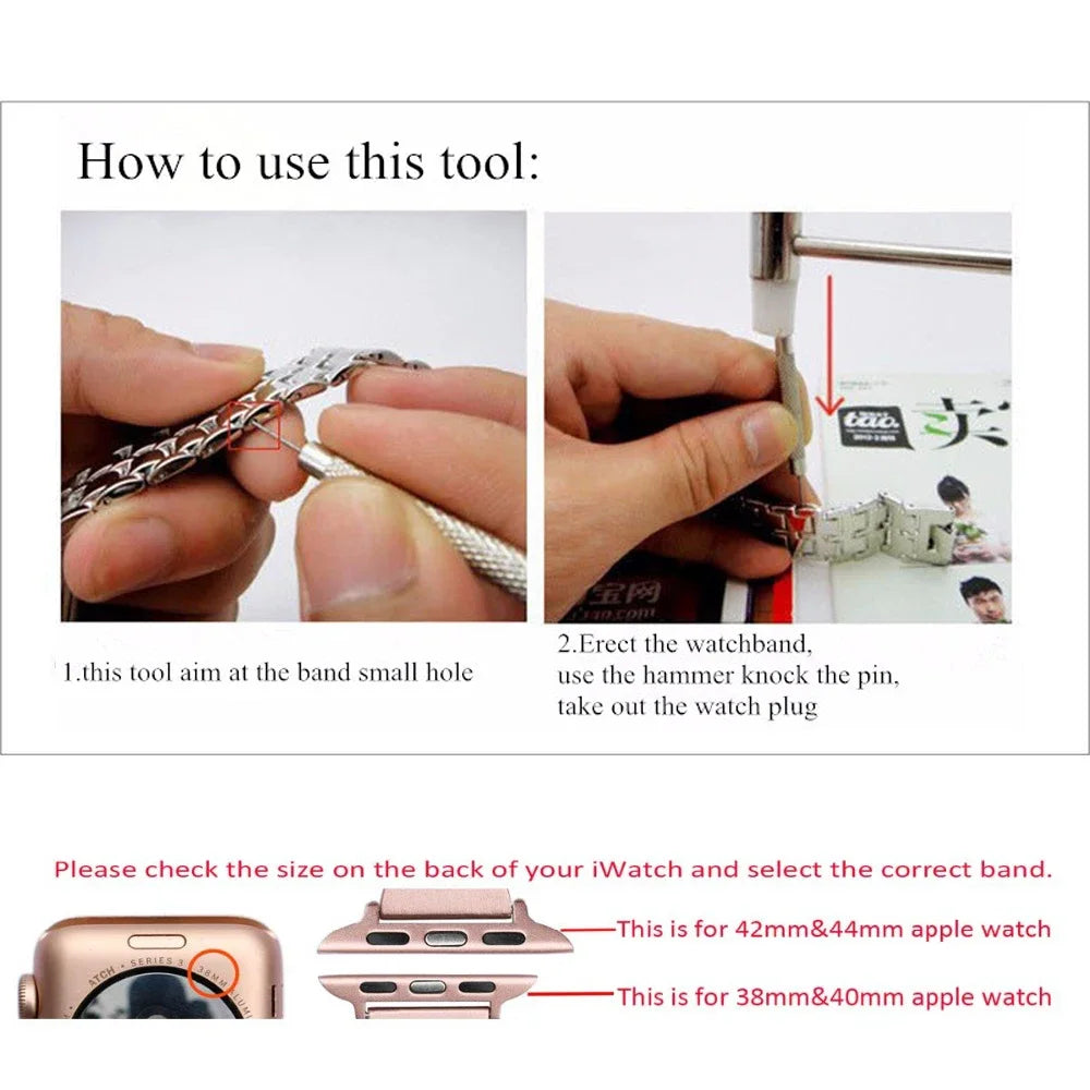 Jewellery Chain Strap for Apple Watch Band