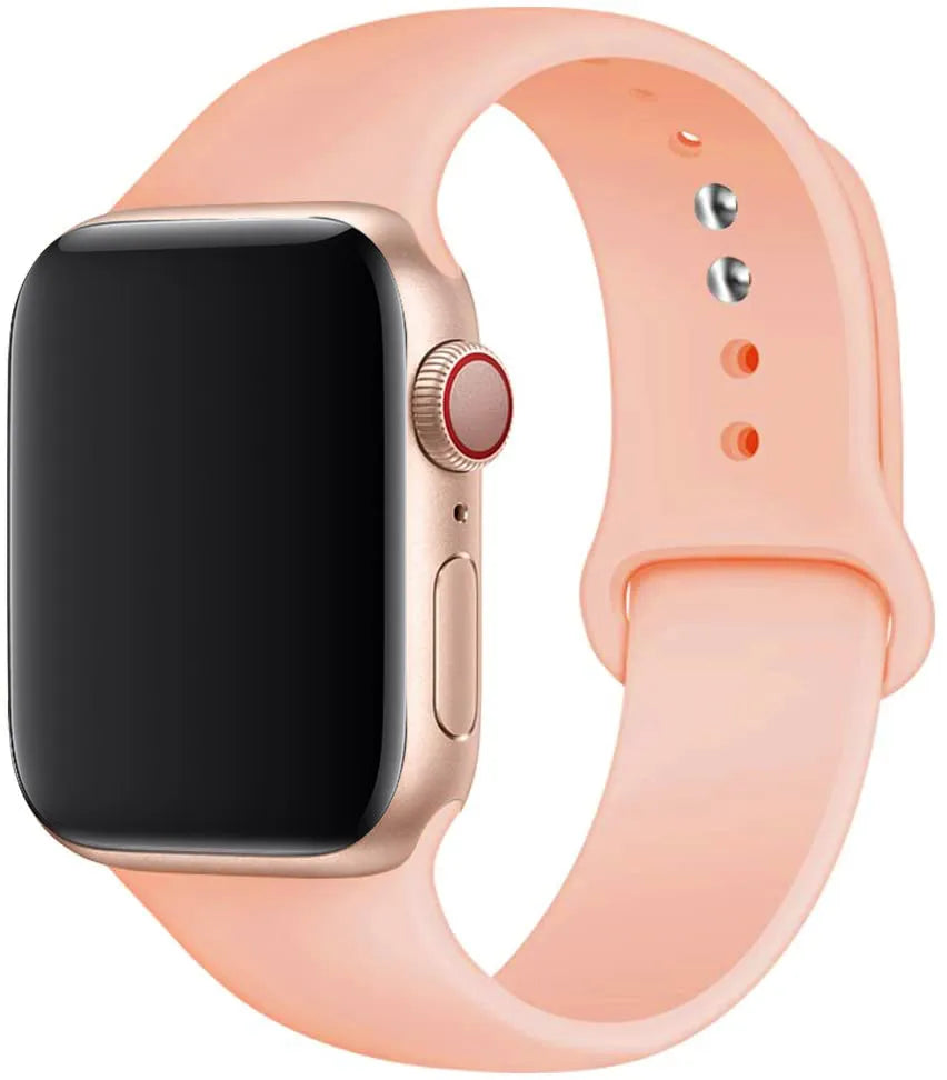 Replacement Silicone Rubber band strap For Apple Watch