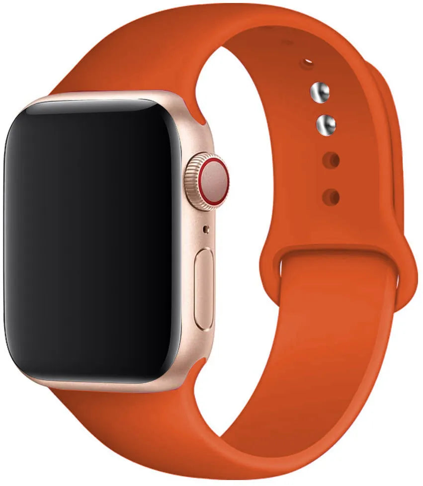 Replacement Silicone Rubber band strap For Apple Watch