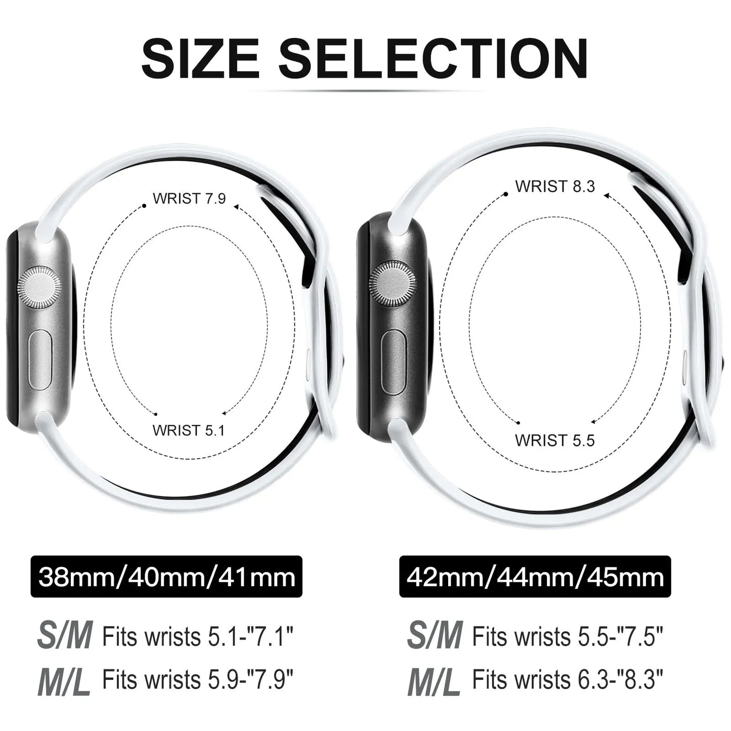 Silicone sports bracelet for Apple iWatch