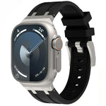 Titanium Colour Silicone Strap for Apple Watch