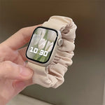 Gauze Elastic Scrunchies Band For Apple Watch