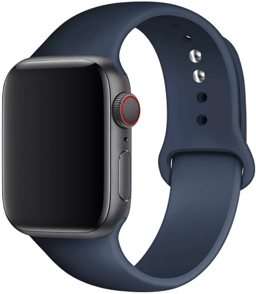 Replacement Silicone Rubber band strap For Apple Watch