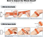 Breathable Soft Silicone Strap For Apple Watch with metal Buckle