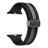 Black Grey - Black Buckle / 38mm 40mm 41mm