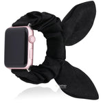 Scrunchie Elastic Strap with ribbon bow for Apple Watch