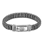Buddhist Scripture Metal Beads Vintage Retro Style Metal Chain Bracelets