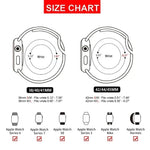 Trendy Silicone Sport Strap For Apple Watch -  38 40 41mm (S - M)