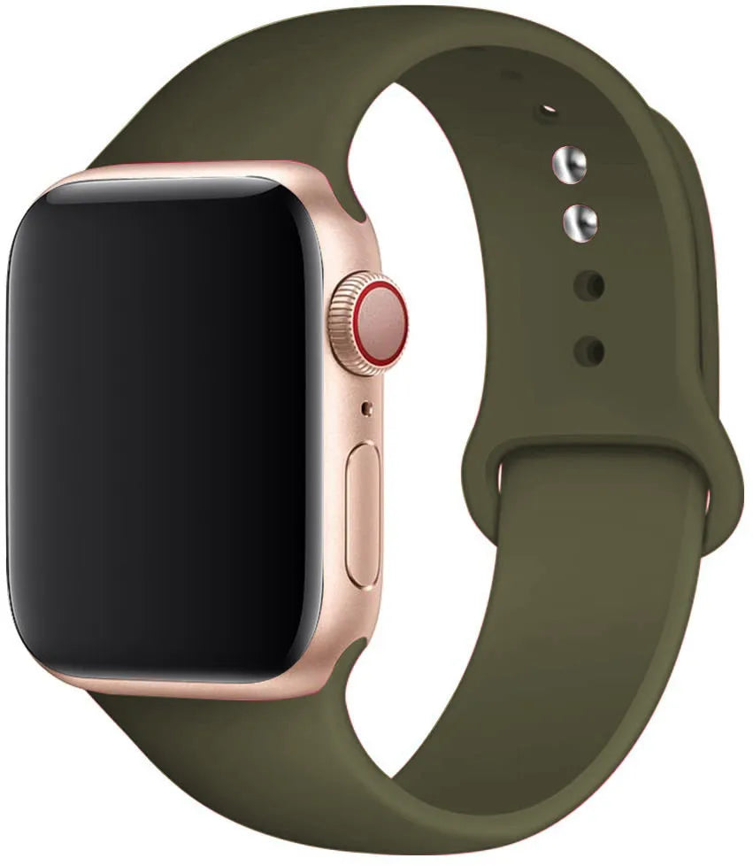 Replacement Silicone Rubber band strap For Apple Watch