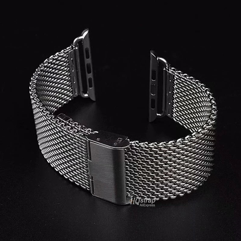 1.0mm Milanese Band for Apple Watch: Stainless Steel Metal Bracelet