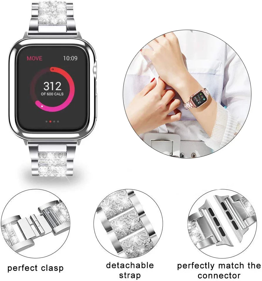 Jewellery Chain Strap for Apple Watch Band