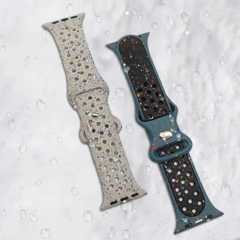 Stylish Silicone Watch Strap For Apple