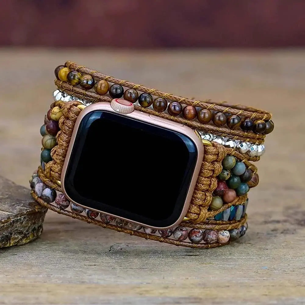 Handmade Beaded Bohemia Strap for Apple Watch