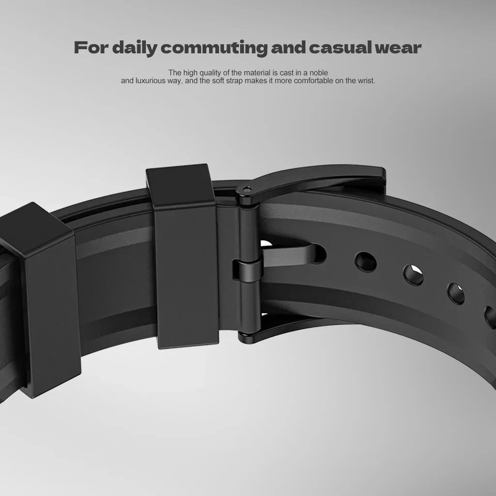 Luxury Metal Case and TPU Strap Modification Kit for Apple Watch