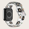 Black Flowers / 42mm-44mm-45mm-49mm